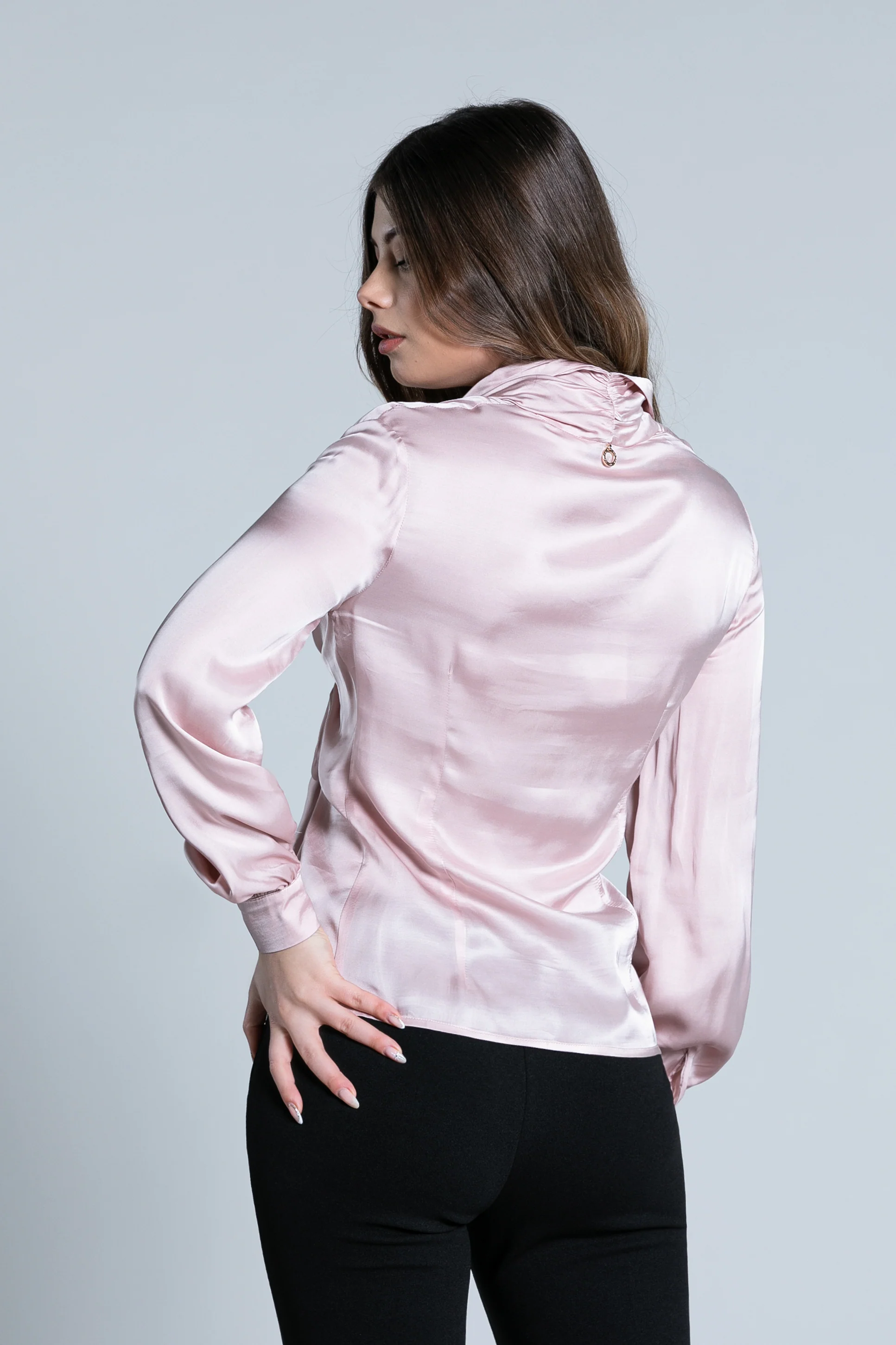 Camicia FELA manica lunga con bottoncini più fusciacca - Image 4