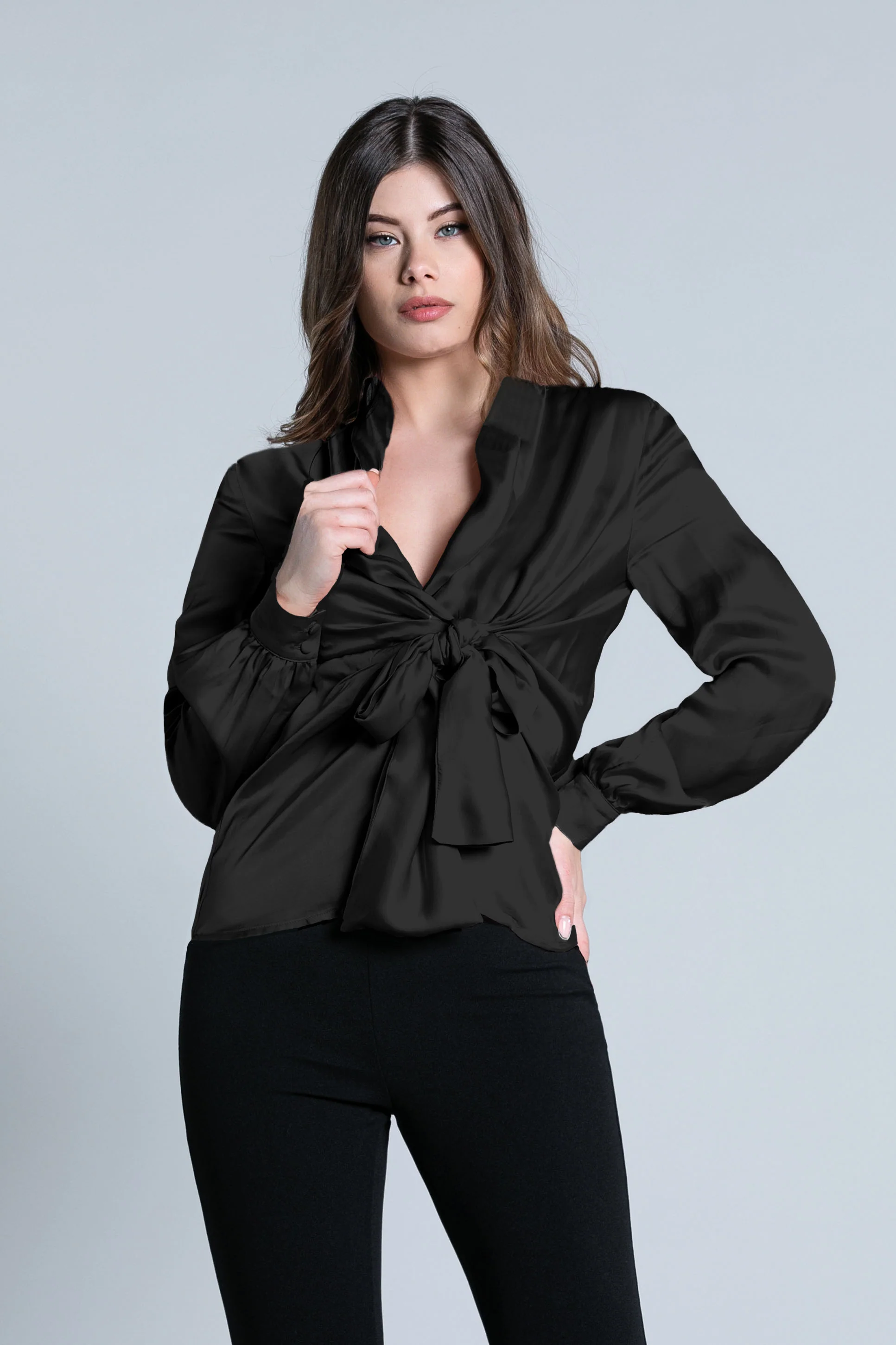 Camicia FELA manica lunga con bottoncini più fusciacca - Image 6