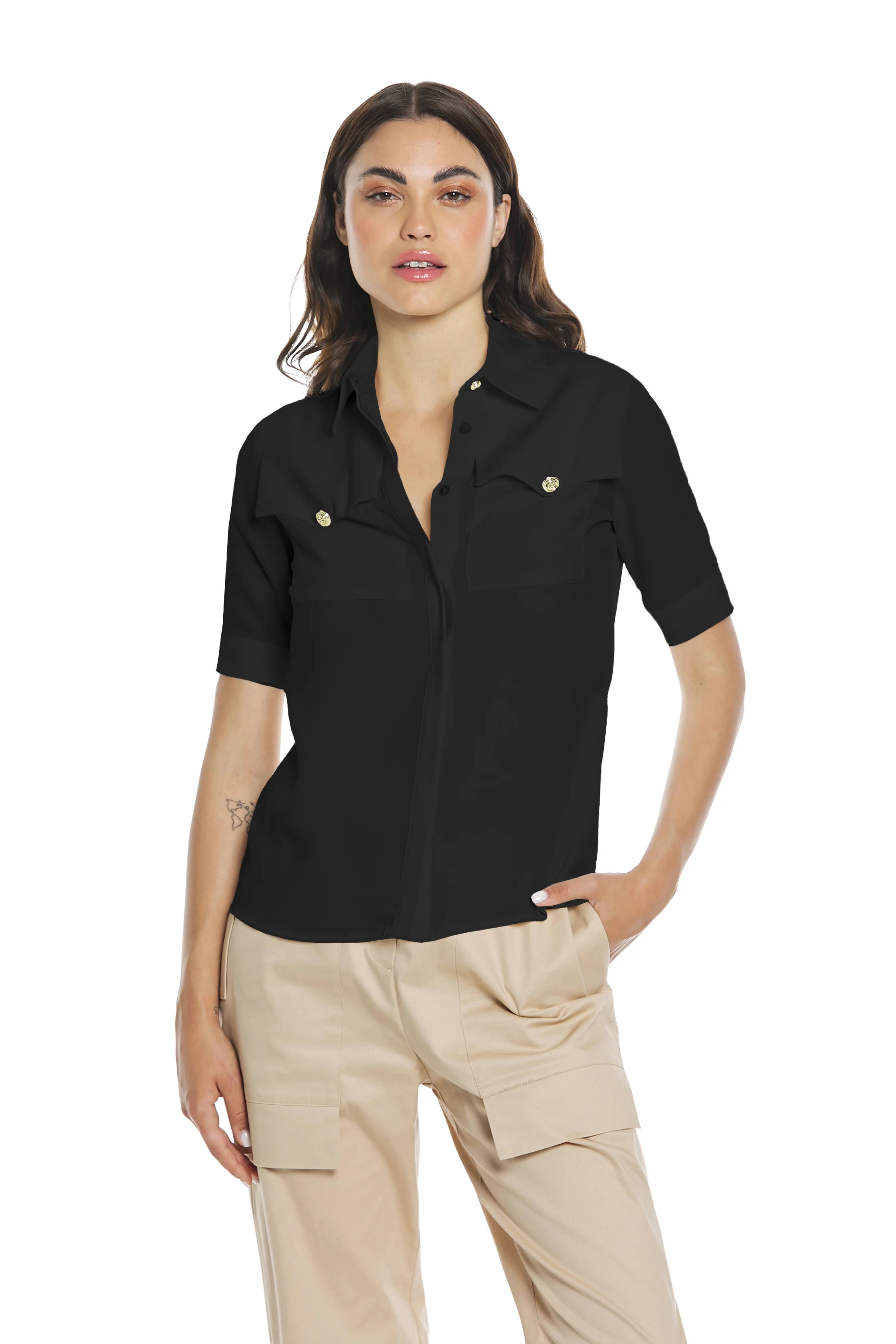 Camicia GAIOSA mezza manica con tasche più patte - Image 6