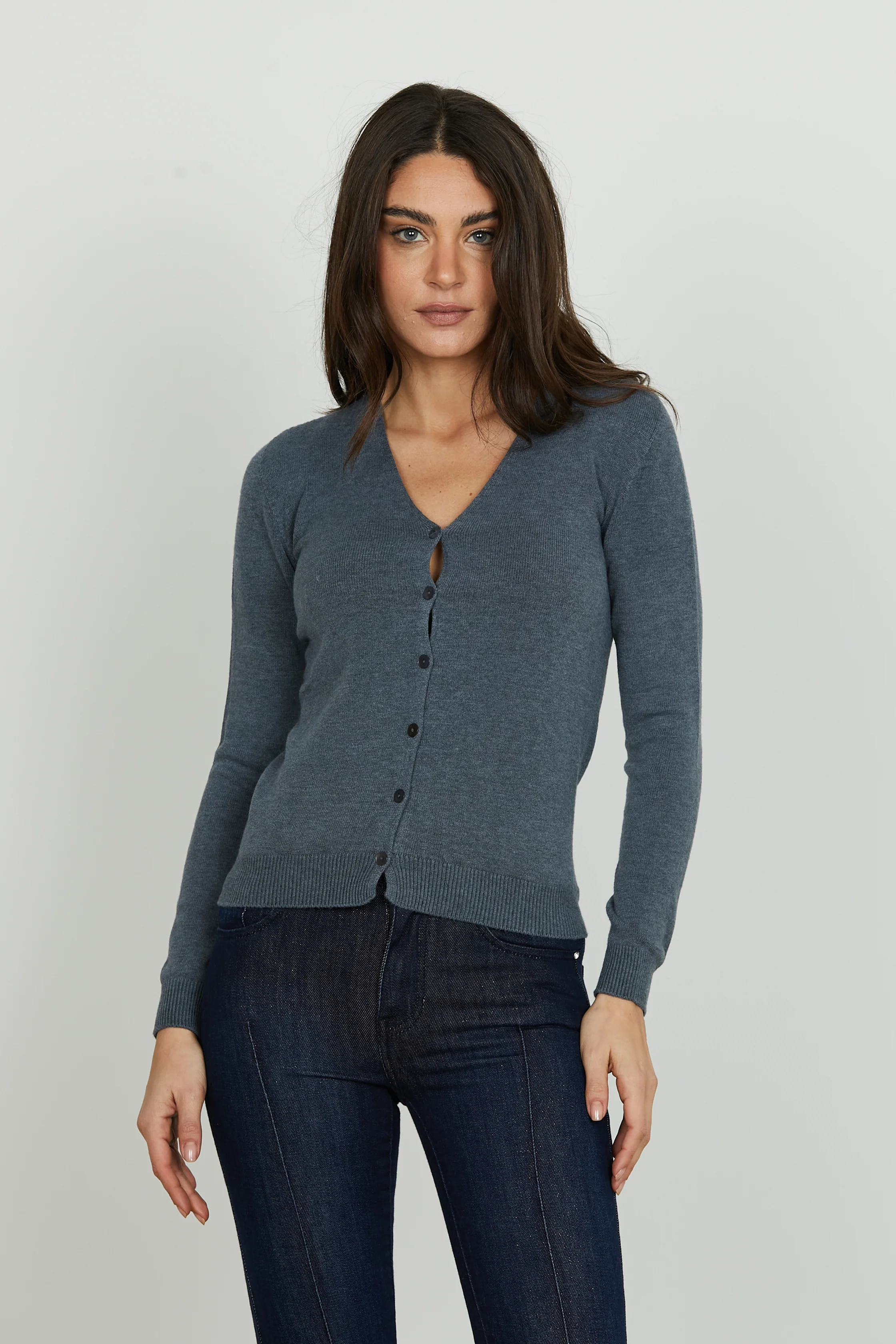Cardigan DYREN manica lunga con bottoncini - Image 4