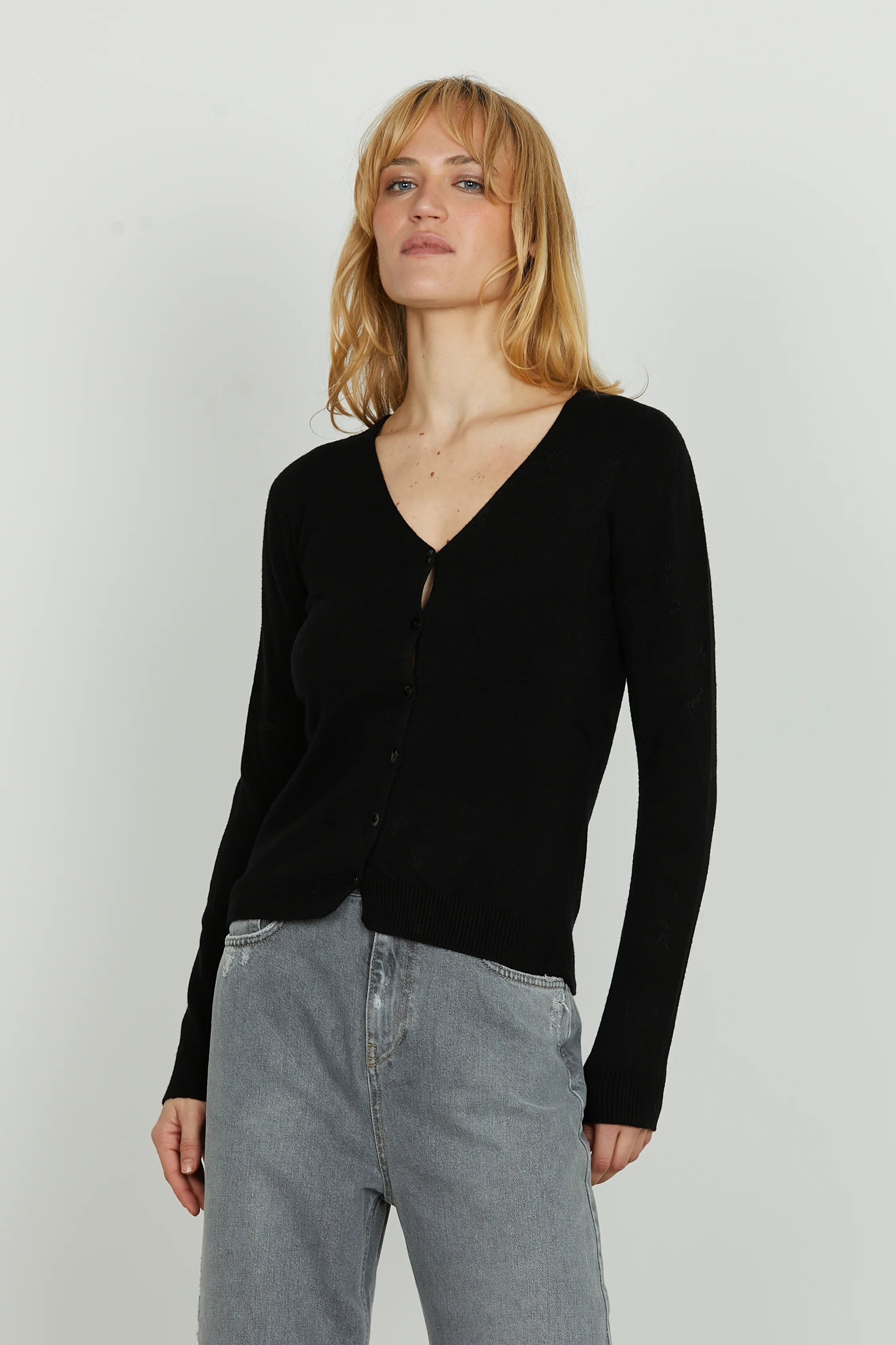 Cardigan DYREN manica lunga con bottoncini - Image 6
