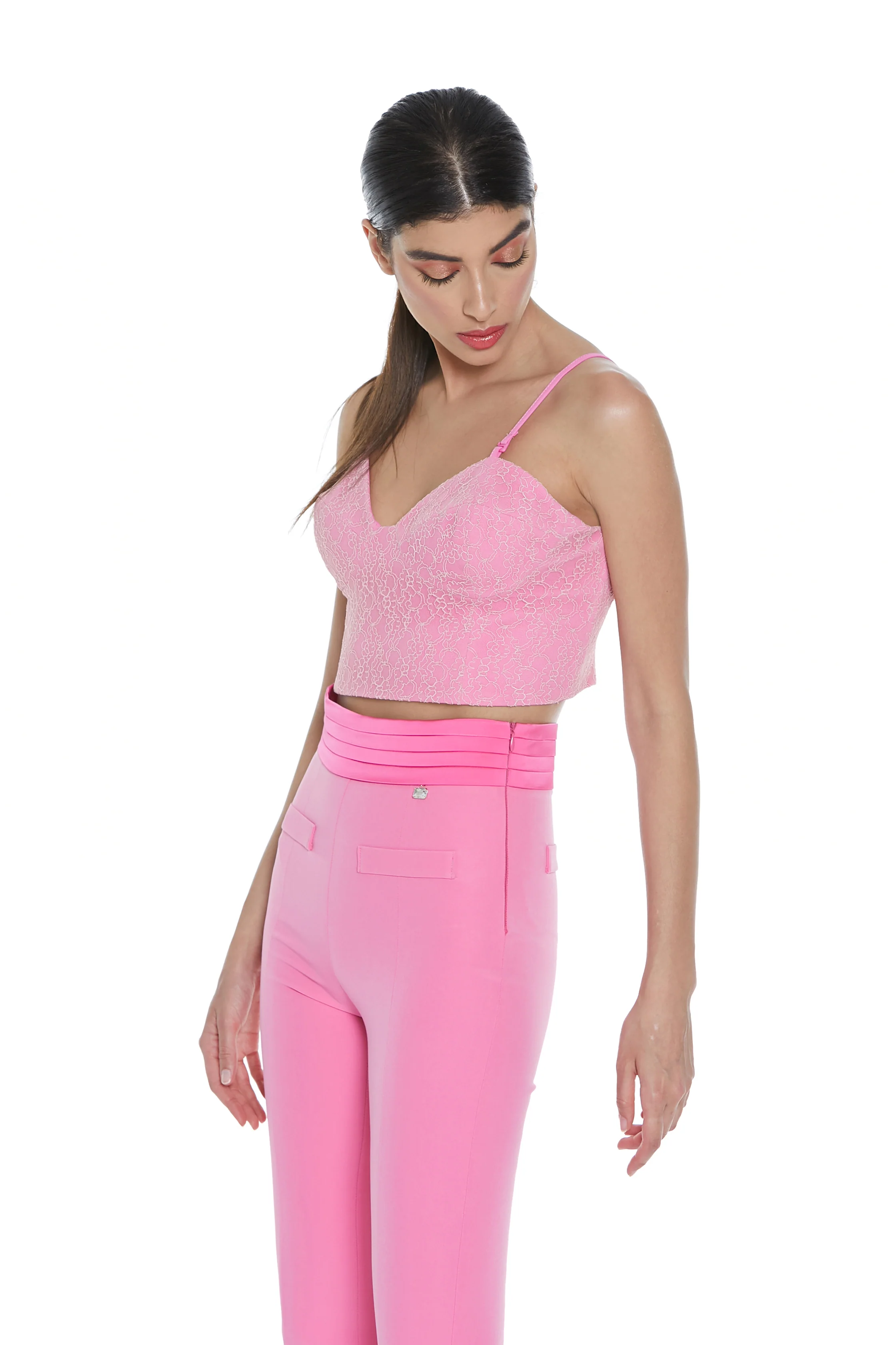 Crop-top COSICHE pizzo - Image 3