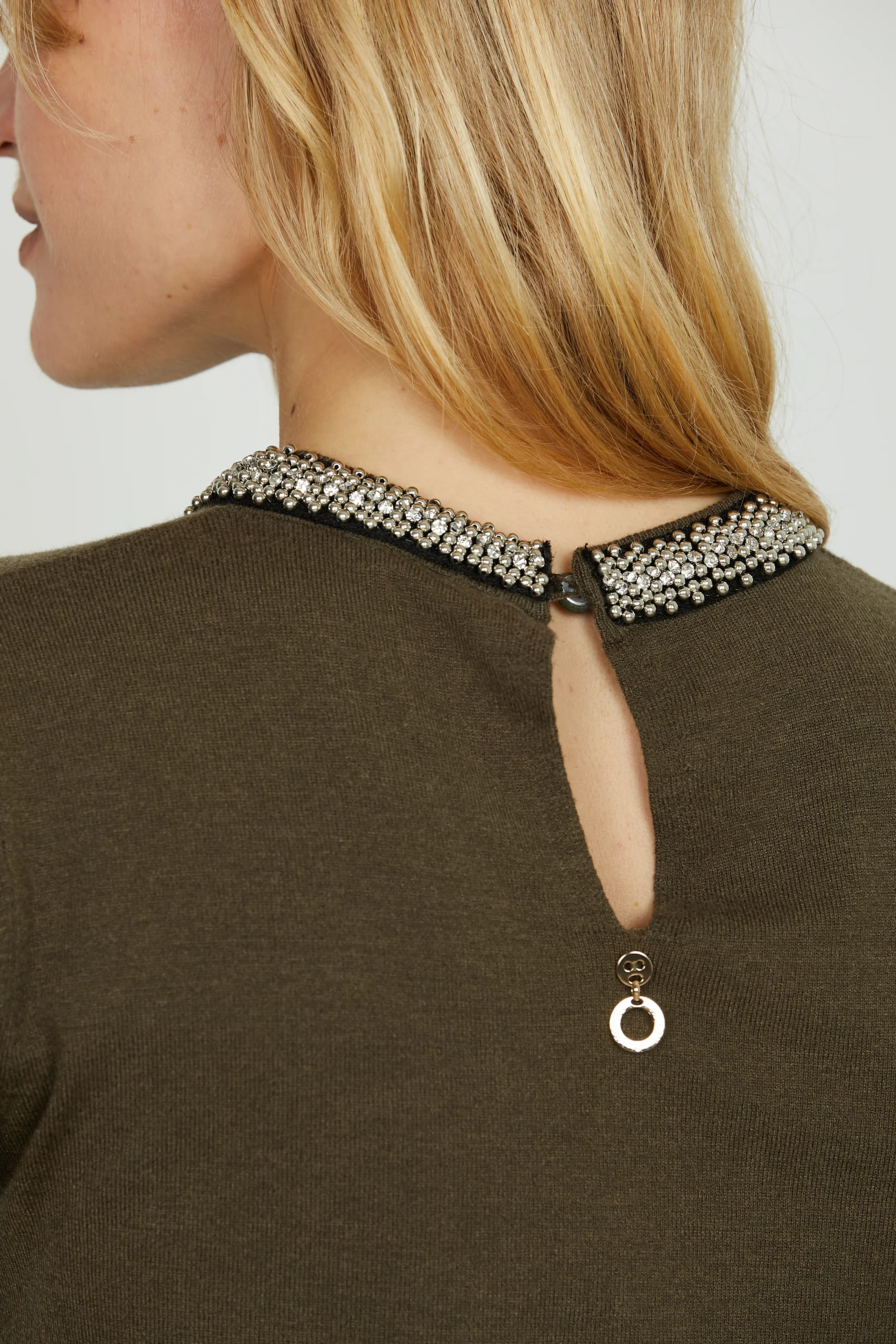 Maglia ACTERIA mezza manica con goccia più applicazione perline più strass - Image 4