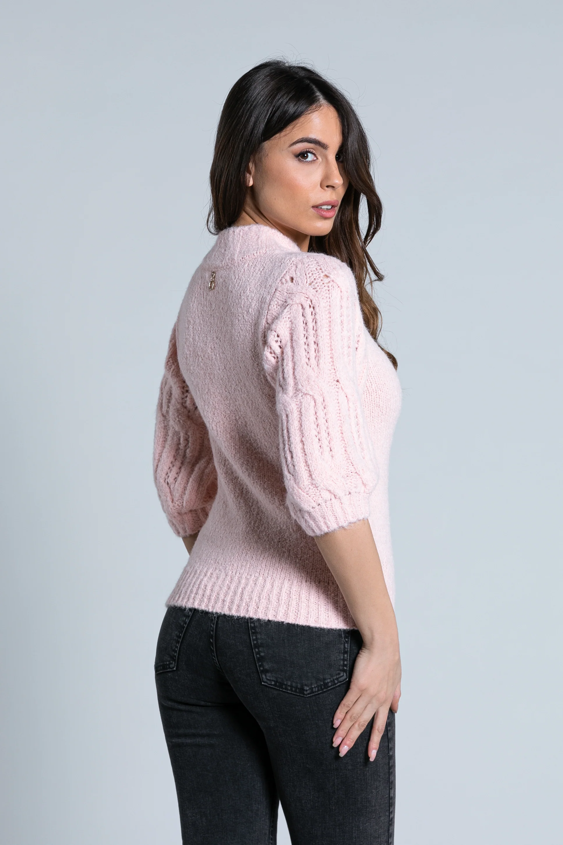 Maglia BUB maniche a 3/4 palloncino collo vulcano - Image 6