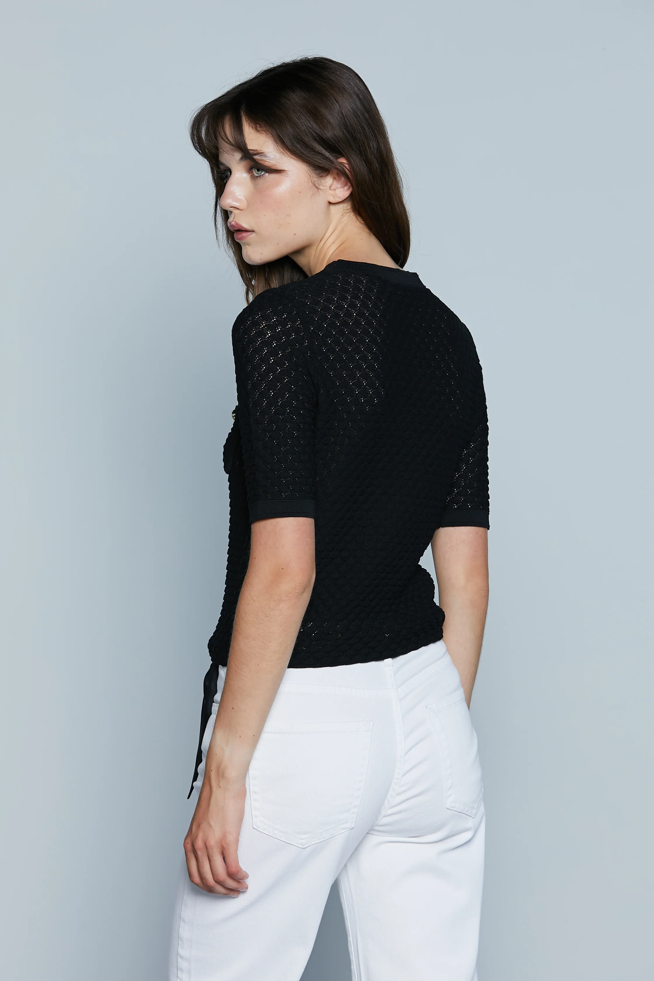 Maglia FRANCISCO M/M con Taschini Lav. Nido D'Ape - Image 3
