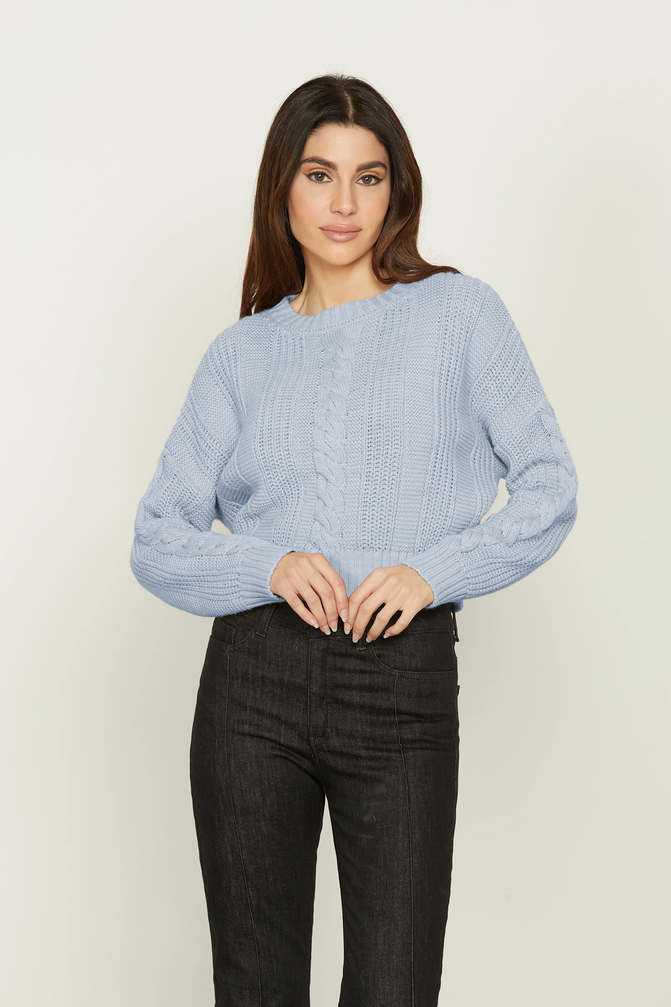 Maglia GRECIA corta manica lunga lavorazione trecce - Image 7