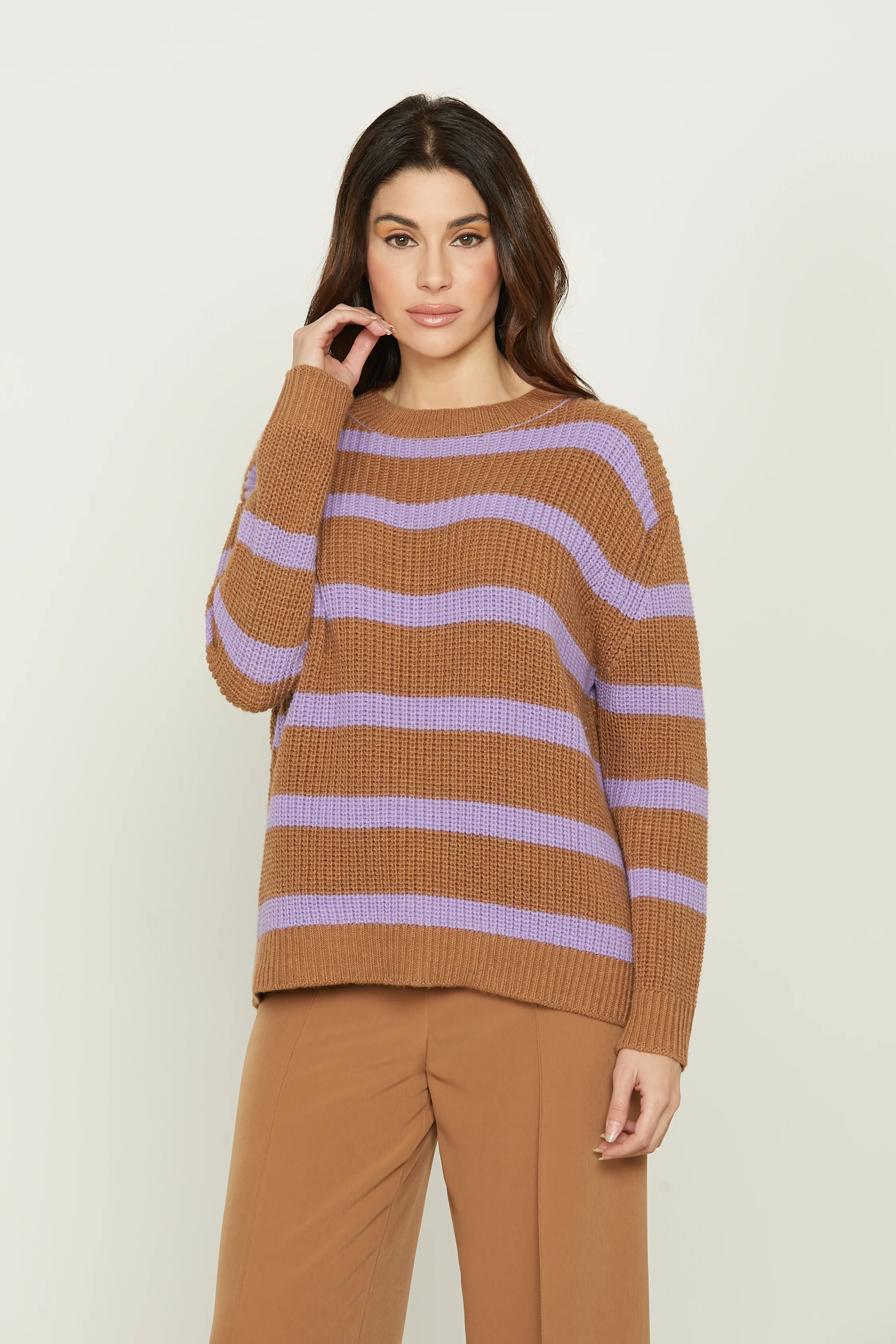 Maglia LORETTA manica lunga righe - Image 2