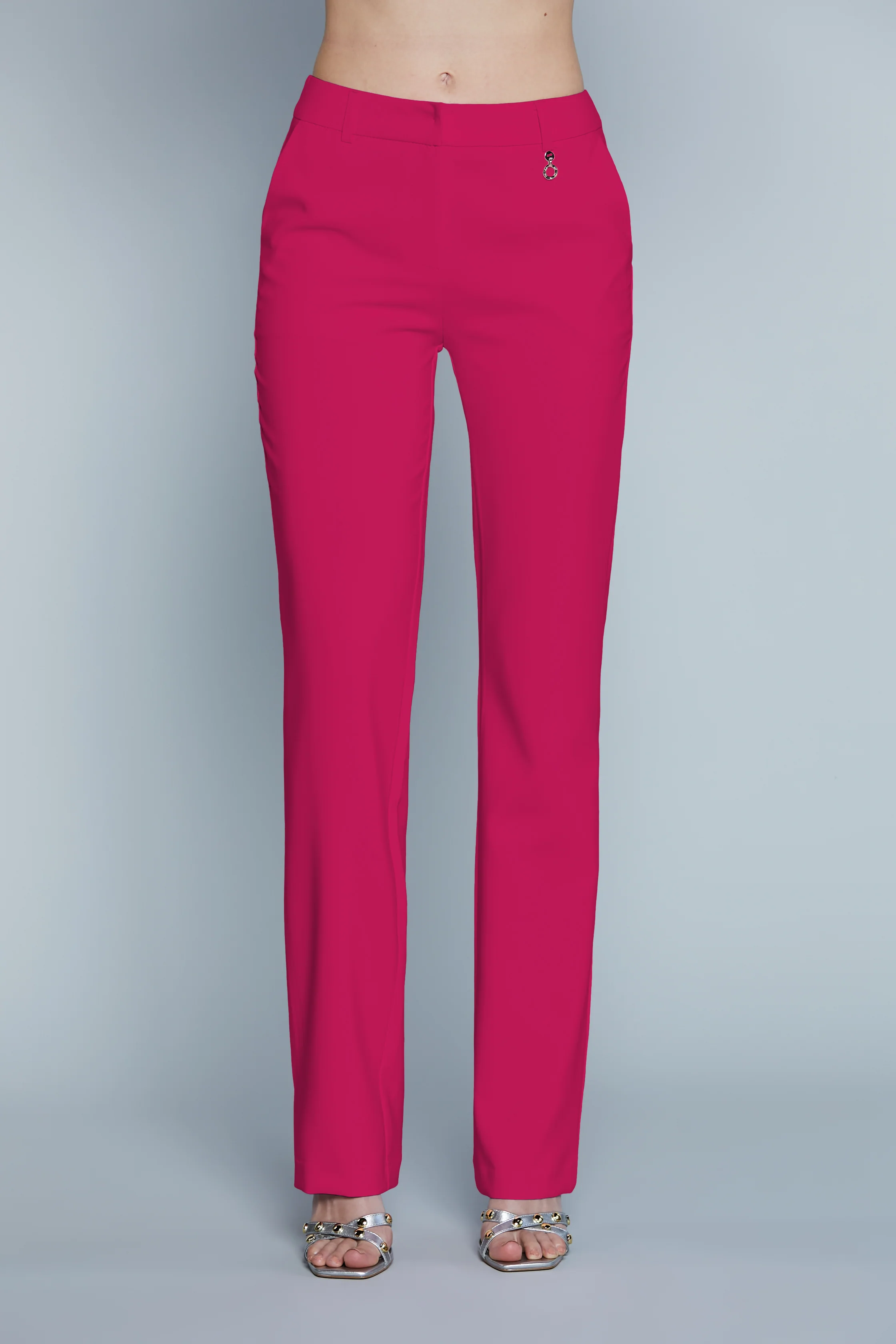 Pantalone CLOES Vita Alta con Tasche Francesi più Filetto Zampa - Image 8