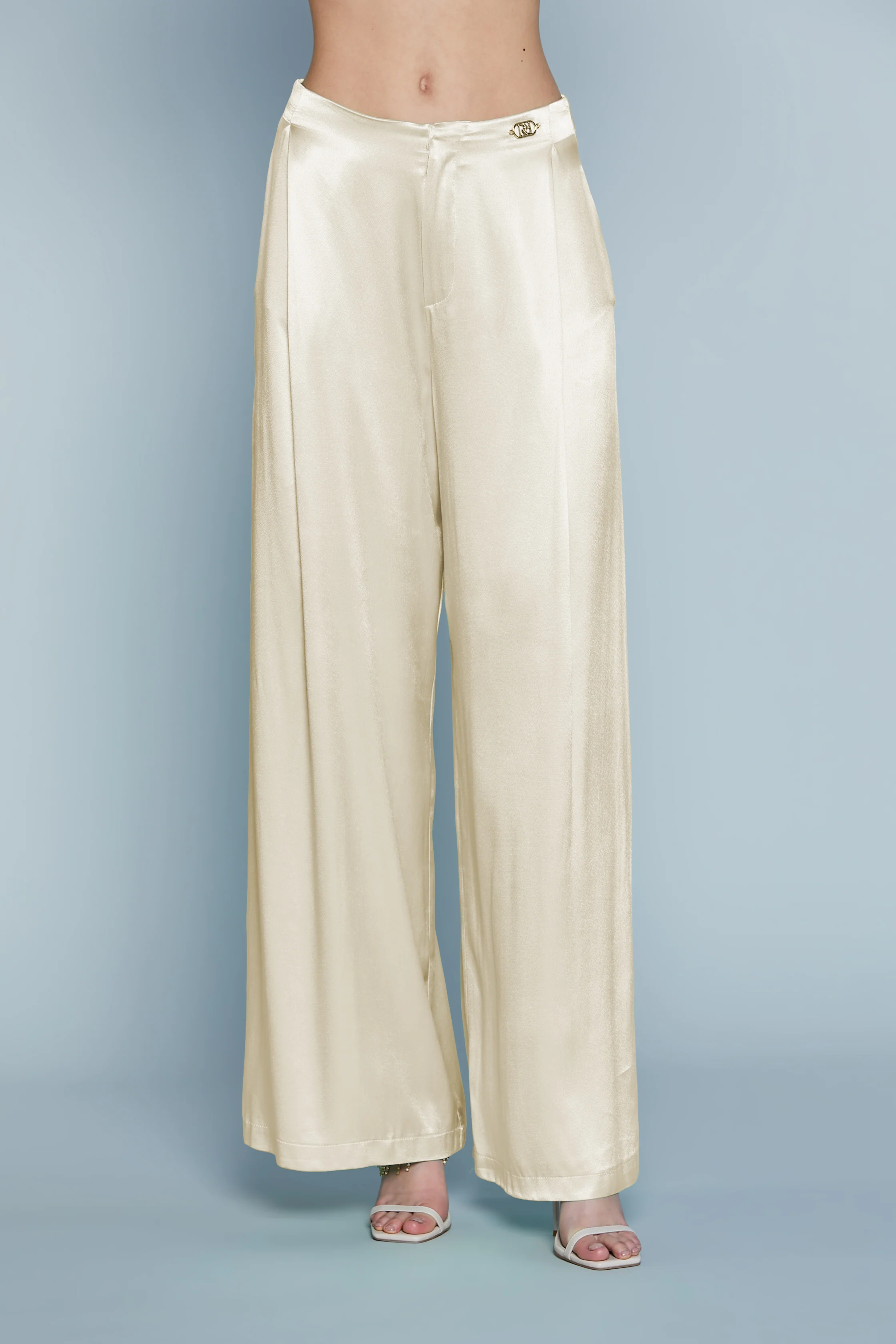Pantalone KABBRU Vita Alta Palazzo più Pinces - Image 5