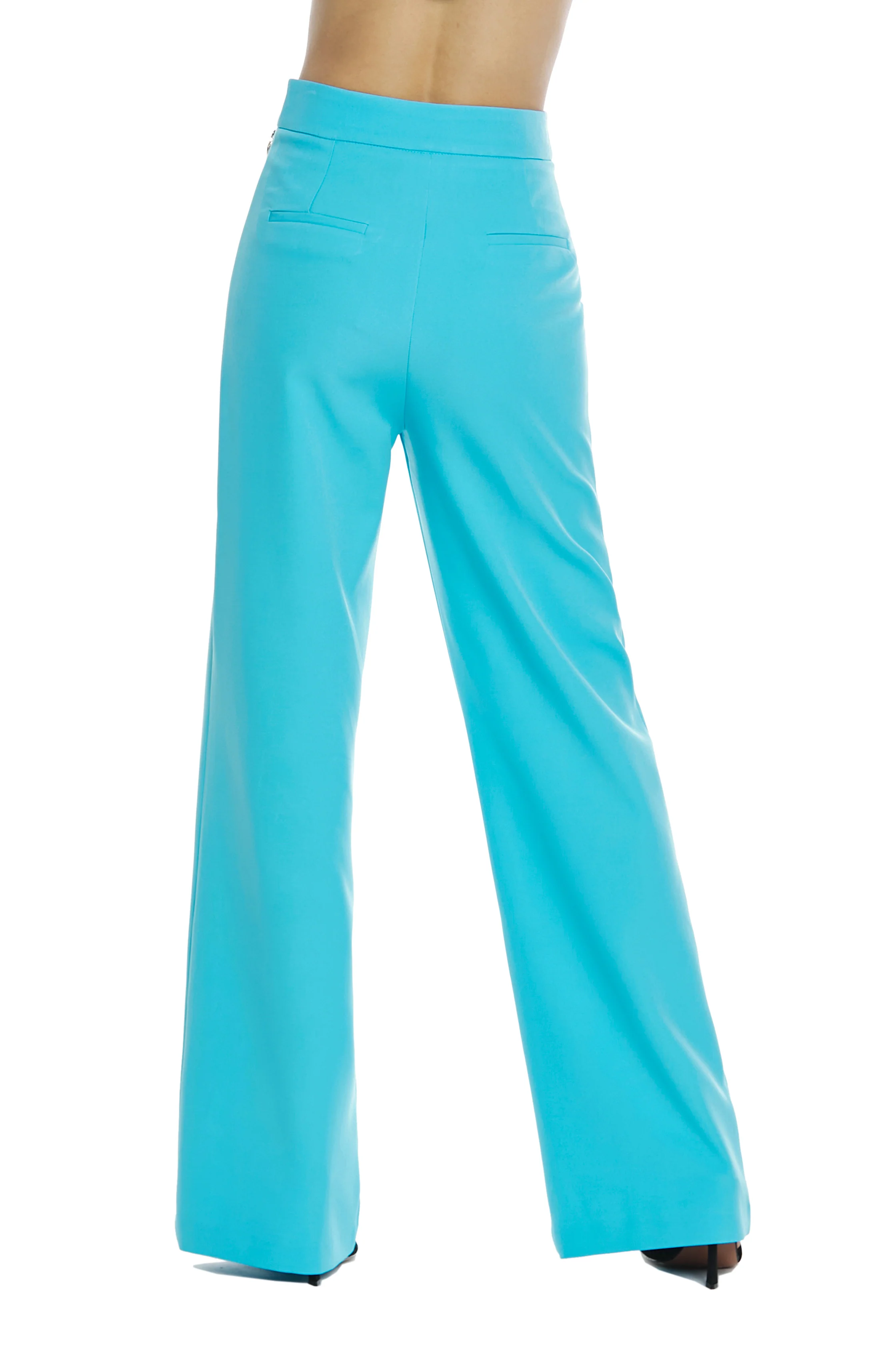 Pantalone SUI vita alta palazzo - Image 4