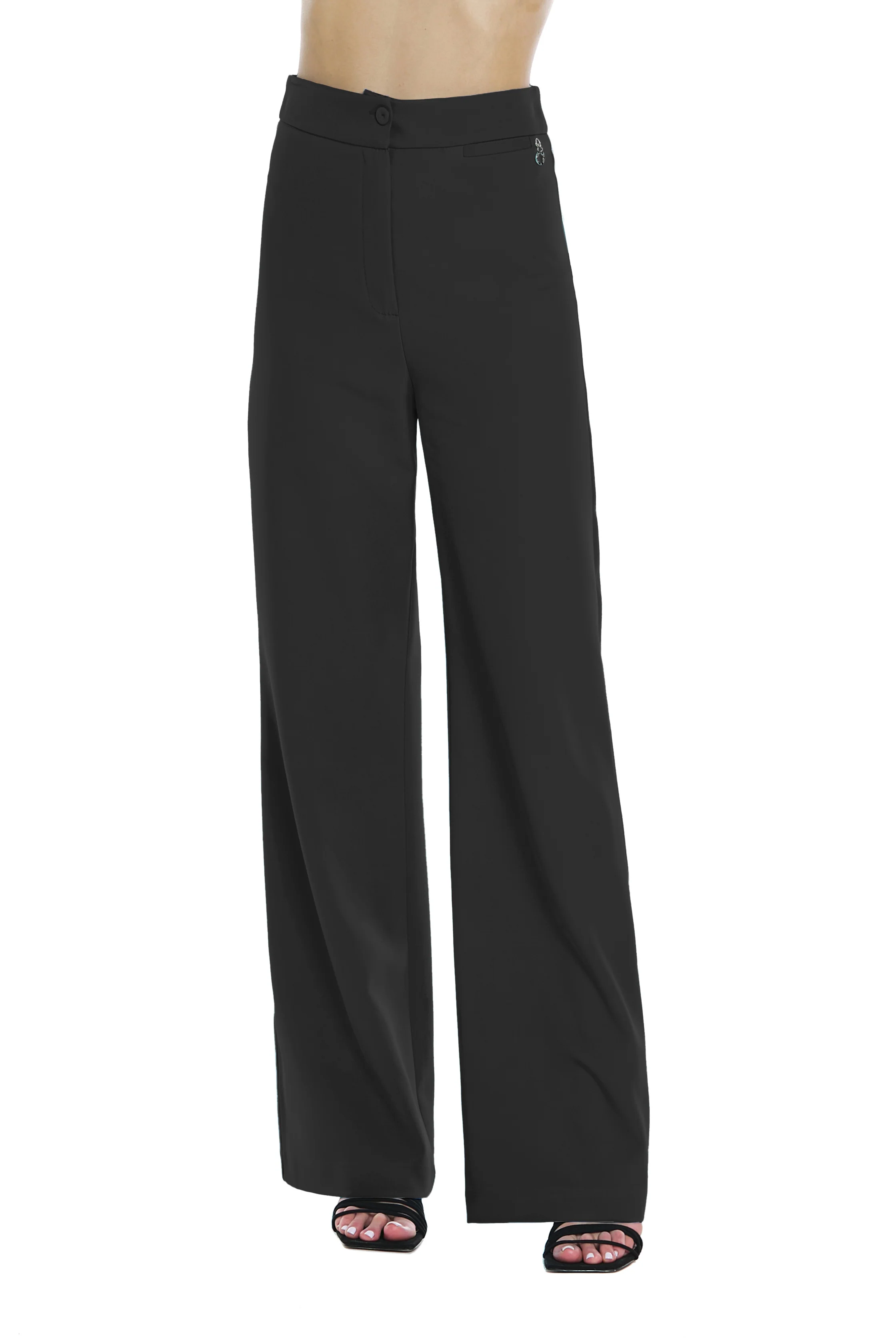 Pantalone SUI vita alta palazzo - Image 6