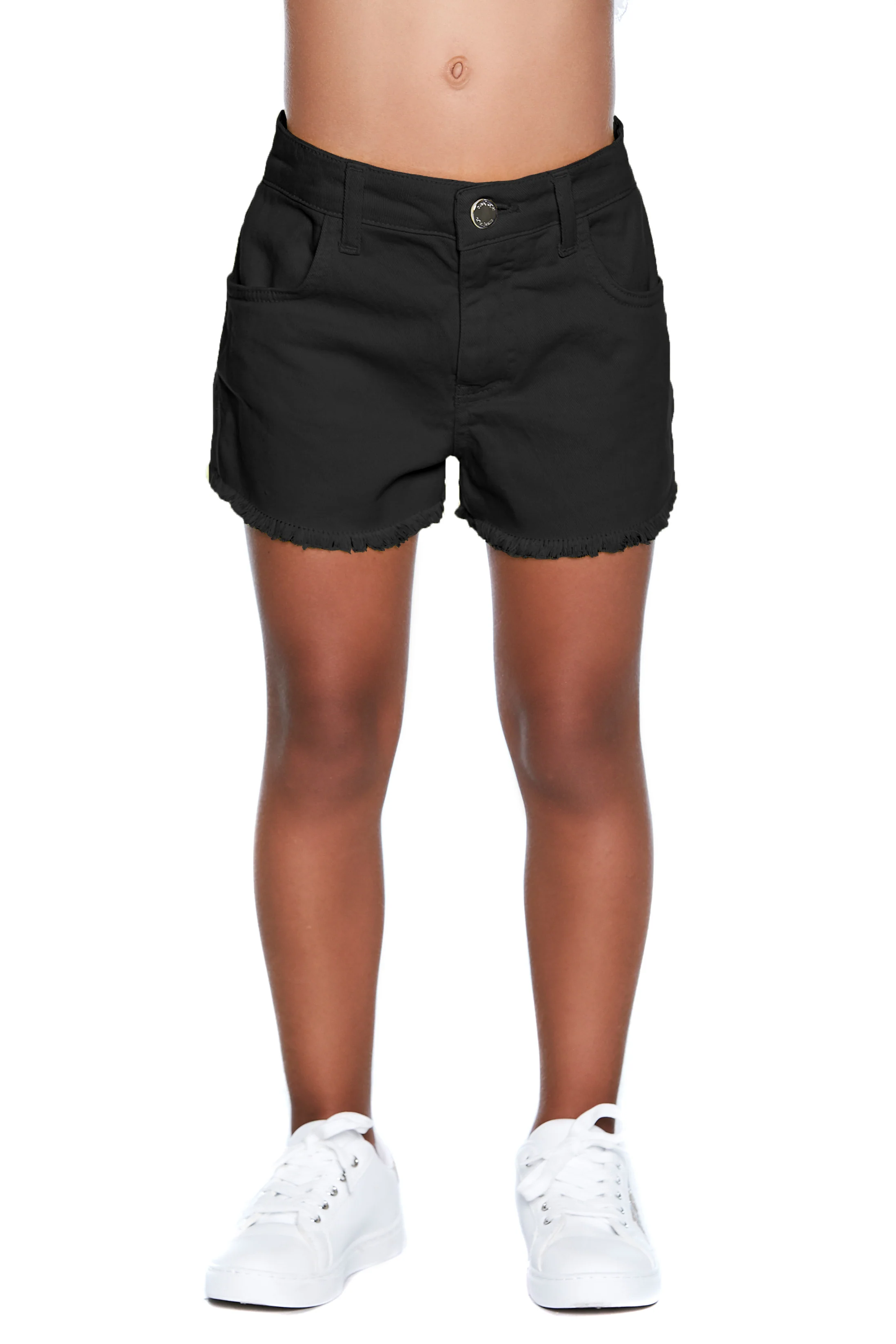 Short SHORTY 1 bott.5tasche sfrangiato drill