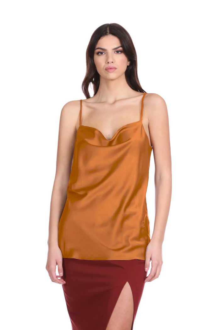 Top UJJED con inserto pizzo più ricamo logo - Image 3